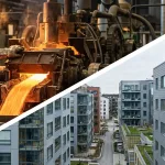 Контроль вытяжки базальтового волокна и утеплённые городские здания