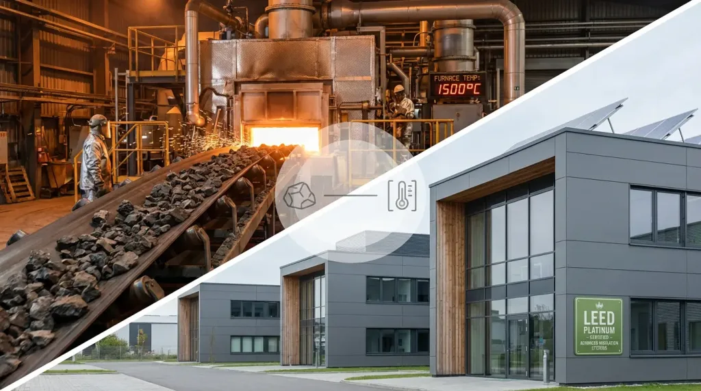 Подача сырья и энергоэффективные здания